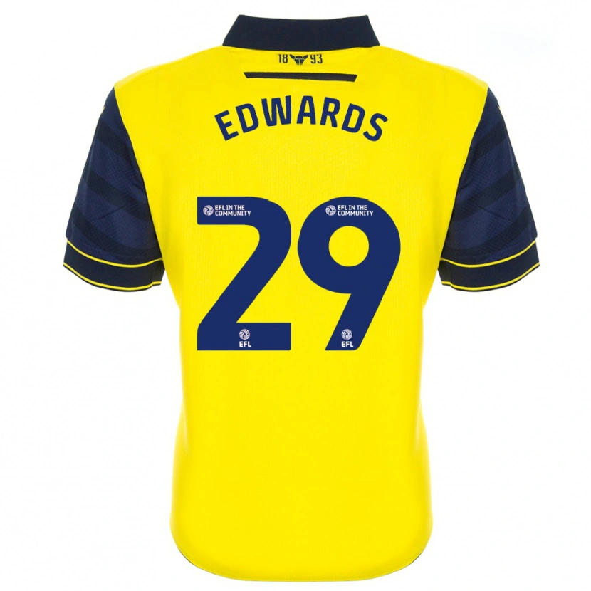Danxen Herren Kyle Edwards #29 Gelb Marine Heimtrikot Trikot 2025/26 T-Shirt Schweiz