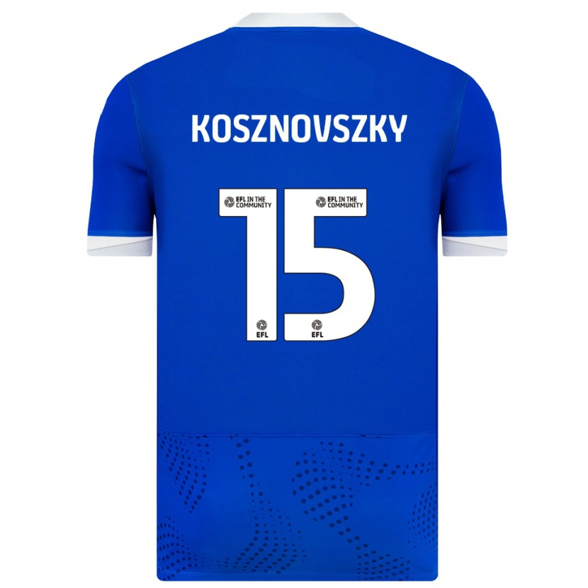 Danxen Herren Márk Kosznovszky #15 Blau Weiß Heimtrikot Trikot 2025/26 T-Shirt Schweiz