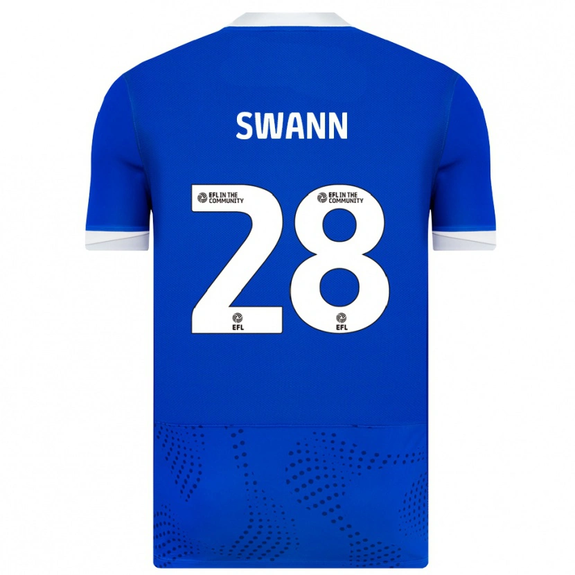Danxen Herren Reuben Swann #28 Blau Weiß Heimtrikot Trikot 2025/26 T-Shirt Schweiz