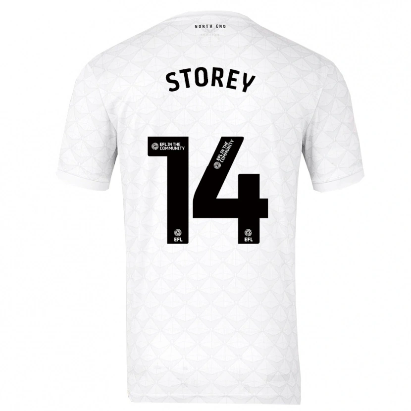 Danxen Herren Jordan Storey #14 Weiß Rot Heimtrikot Trikot 2025/26 T-Shirt Schweiz