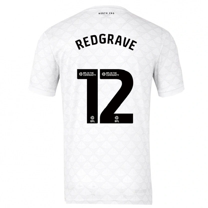 Danxen Herren Jodie Redgrave #12 Weiß Rot Heimtrikot Trikot 2025/26 T-Shirt Schweiz