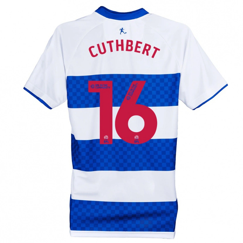 Danxen Herren Gabriel Cuthbert #16 Blau Weiß Heimtrikot Trikot 2025/26 T-Shirt Schweiz