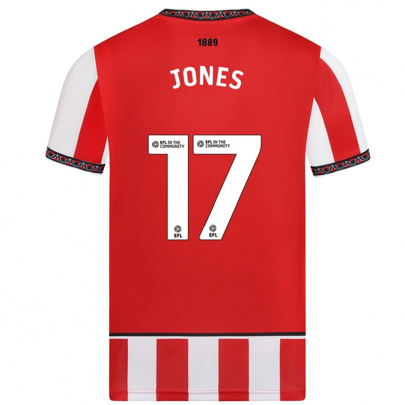 Danxen Herren Frankie Jones #17 Rot Weiß Heimtrikot Trikot 2025/26 T-Shirt Schweiz