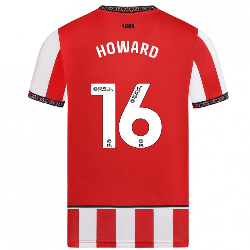 Danxen Herren Theo Howard #16 Rot Weiß Heimtrikot Trikot 2025/26 T-Shirt Schweiz