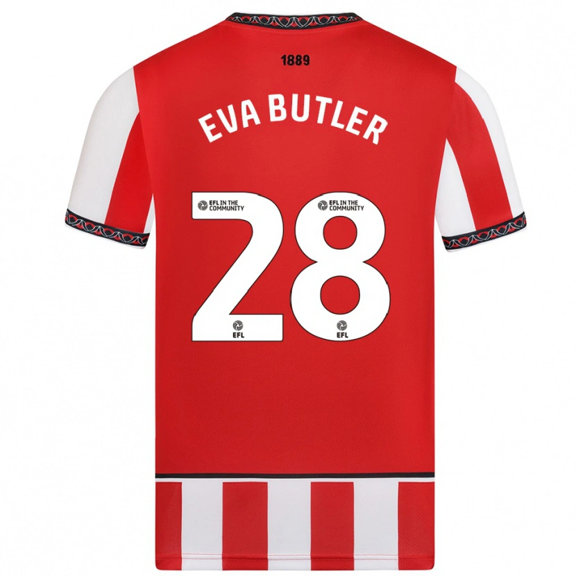 Danxen Herren Eva Butler #28 Rot Weiß Heimtrikot Trikot 2025/26 T-Shirt Schweiz