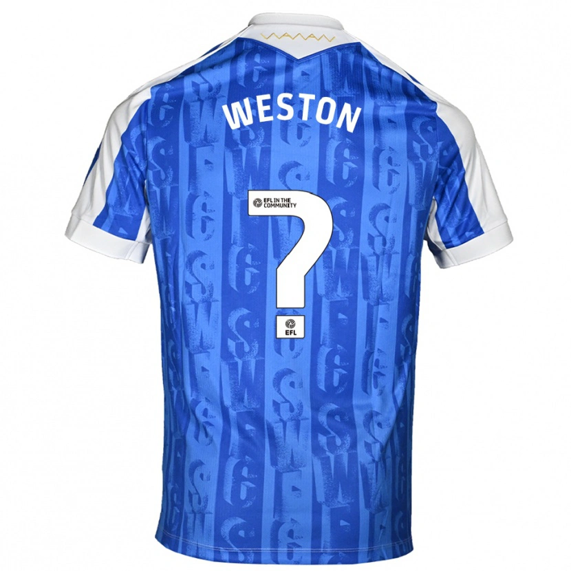 Danxen Herren Dom Weston #0 Blau Weiß Heimtrikot Trikot 2025/26 T-Shirt Schweiz