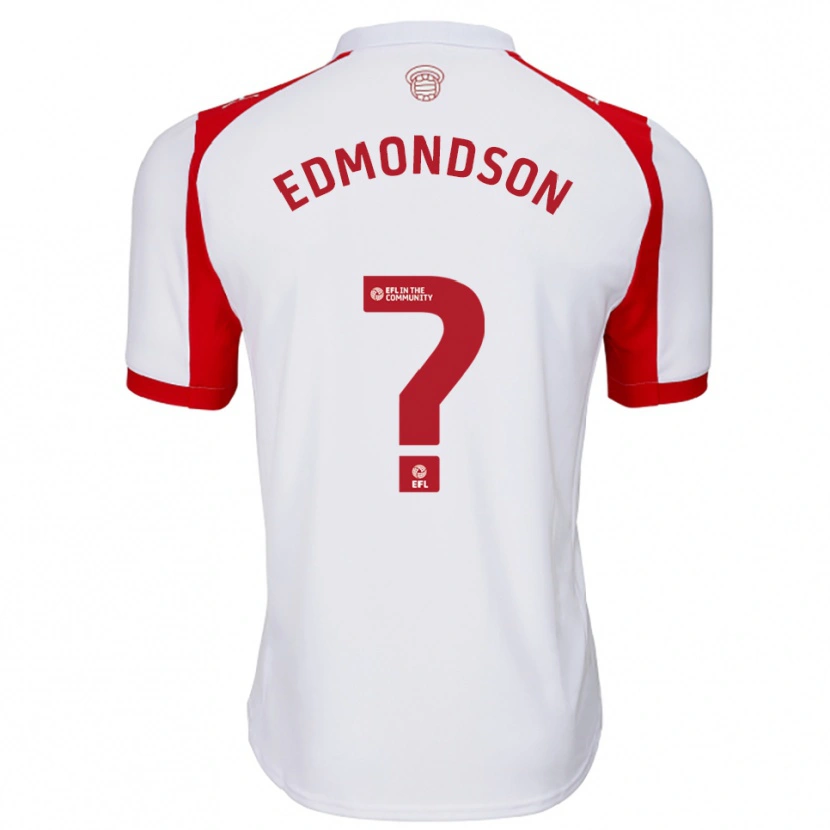 Danxen Herren Tyler Edmondson #0 Weiß Rot Heimtrikot Trikot 2025/26 T-Shirt Schweiz