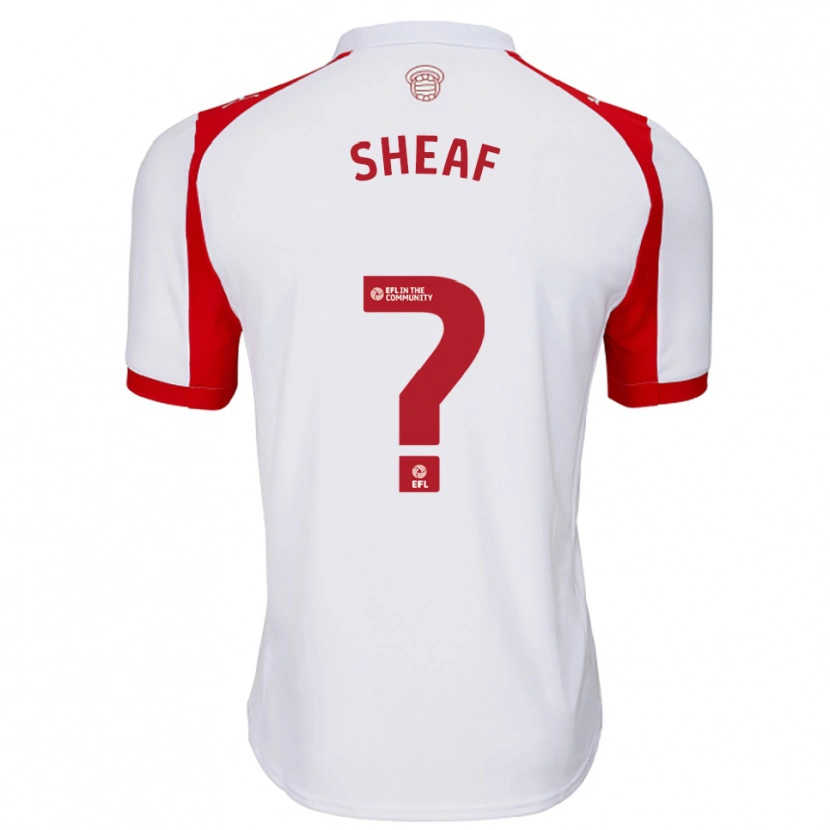 Danxen Herren Ben Sheaf #0 Weiß Rot Heimtrikot Trikot 2025/26 T-Shirt Schweiz