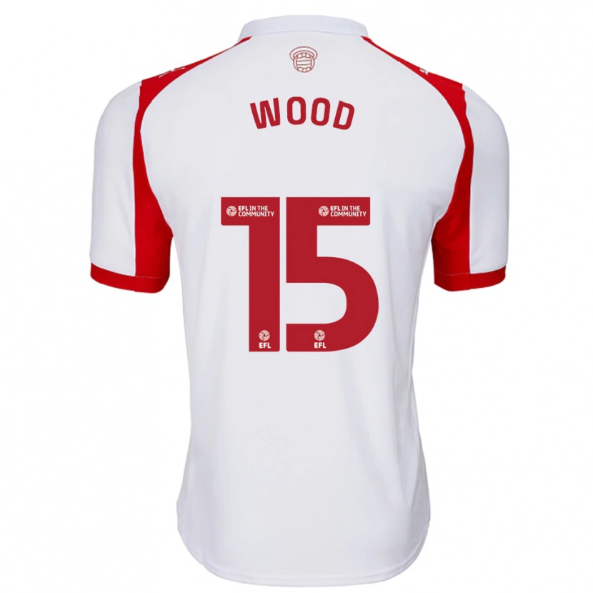 Danxen Herren Nathan Wood #15 Weiß Rot Heimtrikot Trikot 2025/26 T-Shirt Schweiz