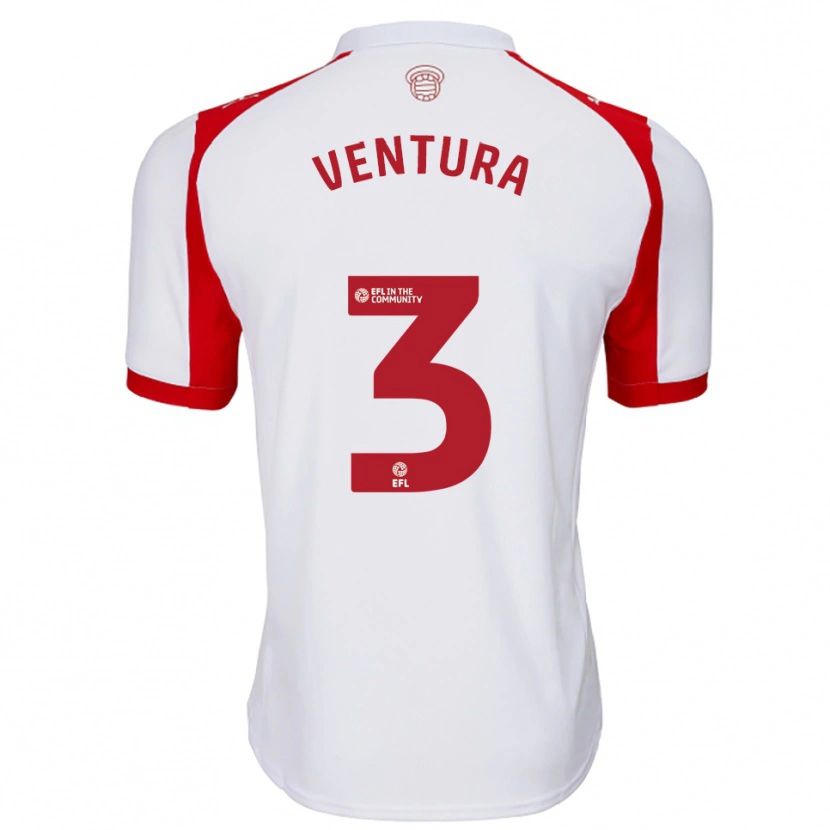 Danxen Herren Tommy Dobson-Ventura #3 Weiß Rot Heimtrikot Trikot 2025/26 T-Shirt Schweiz