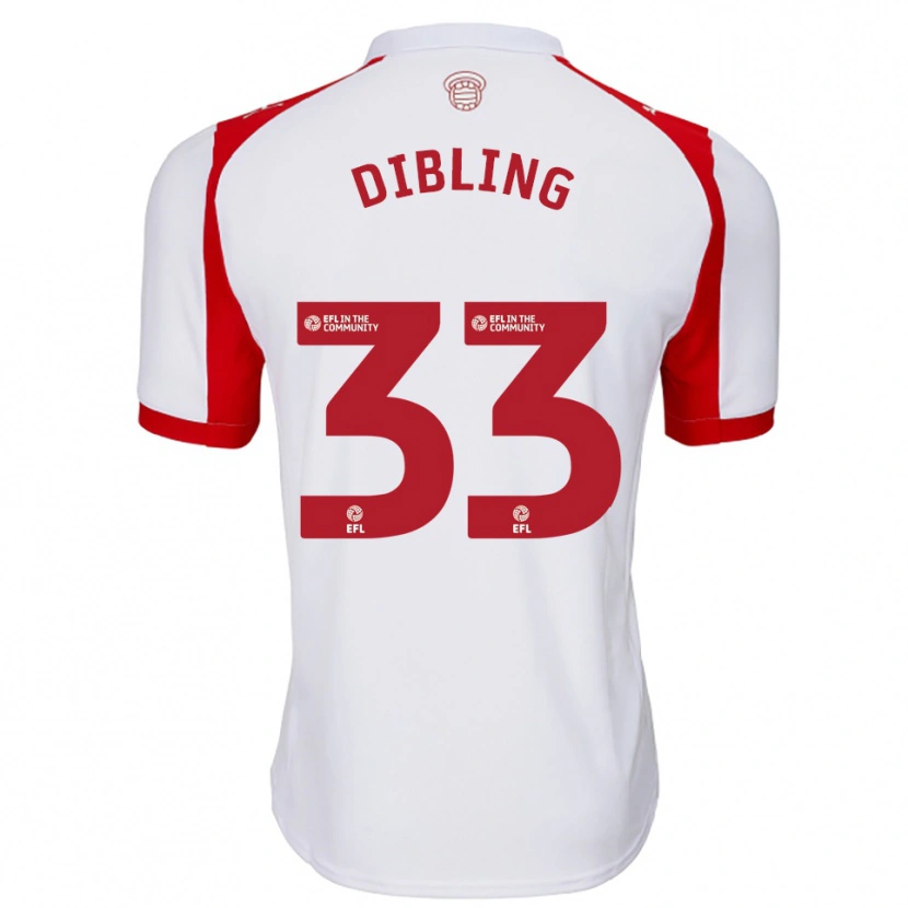 Danxen Herren Tyler Dibling #33 Weiß Rot Heimtrikot Trikot 2025/26 T-Shirt Schweiz