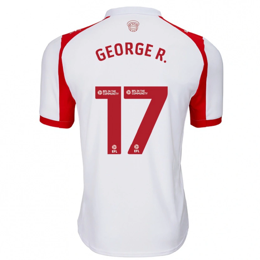 Danxen Herren George Robinson #17 Weiß Rot Heimtrikot Trikot 2025/26 T-Shirt Schweiz