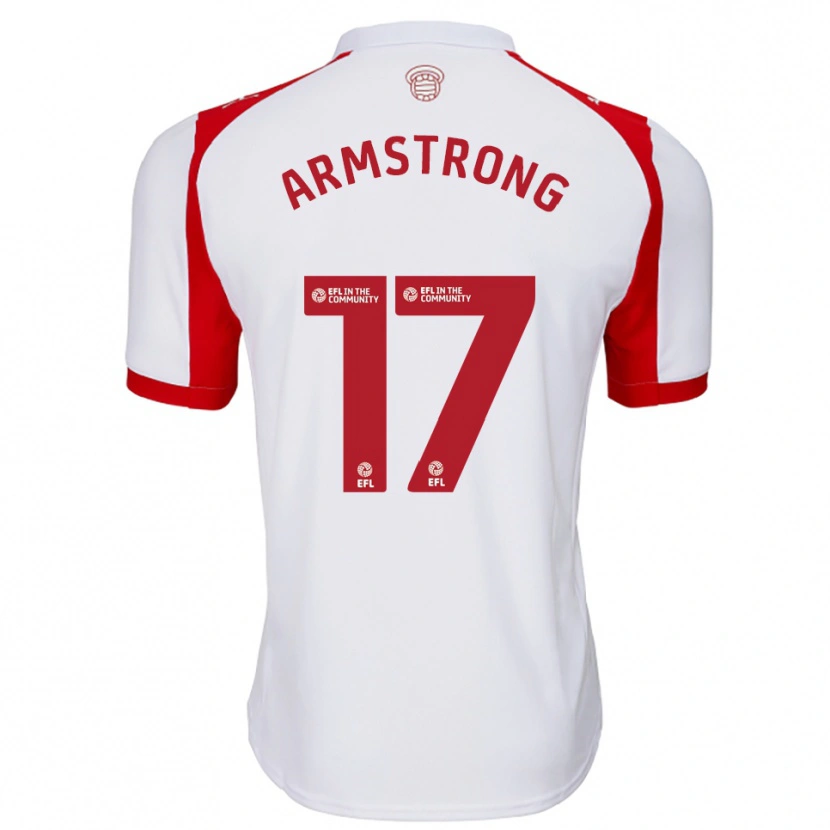 Danxen Herren Stuart Armstrong #17 Weiß Rot Heimtrikot Trikot 2025/26 T-Shirt Schweiz