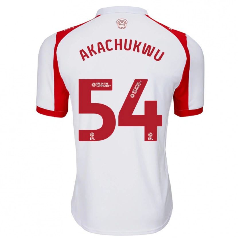 Danxen Herren Romeo Akachukwu #54 Weiß Rot Heimtrikot Trikot 2025/26 T-Shirt Schweiz