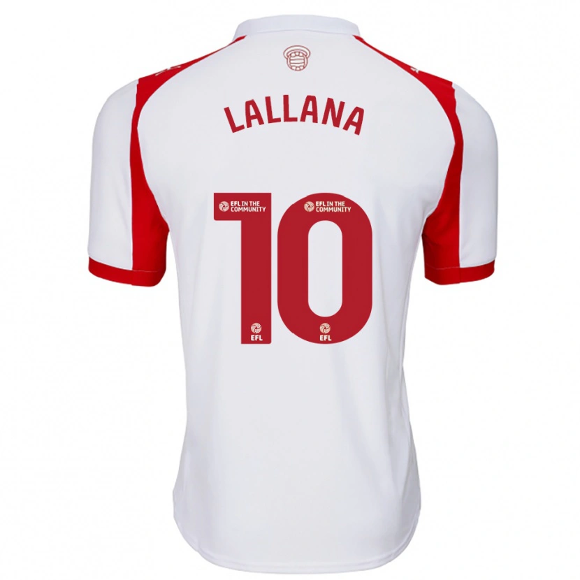 Danxen Herren Adam Lallana #10 Weiß Rot Heimtrikot Trikot 2025/26 T-Shirt Schweiz