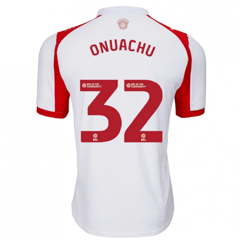 Danxen Herren Paul Onuachu #32 Weiß Rot Heimtrikot Trikot 2025/26 T-Shirt Schweiz