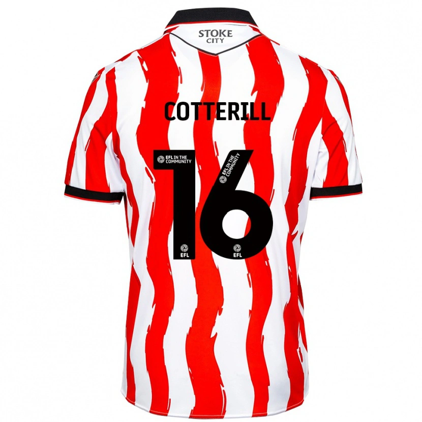 Danxen Herren Alex Cotterill #16 Weiß Rot Heimtrikot Trikot 2025/26 T-Shirt Schweiz