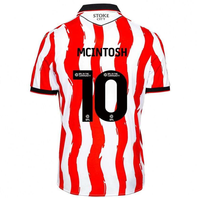 Danxen Herren Ruben Mcintosh #10 Weiß Rot Heimtrikot Trikot 2025/26 T-Shirt Schweiz