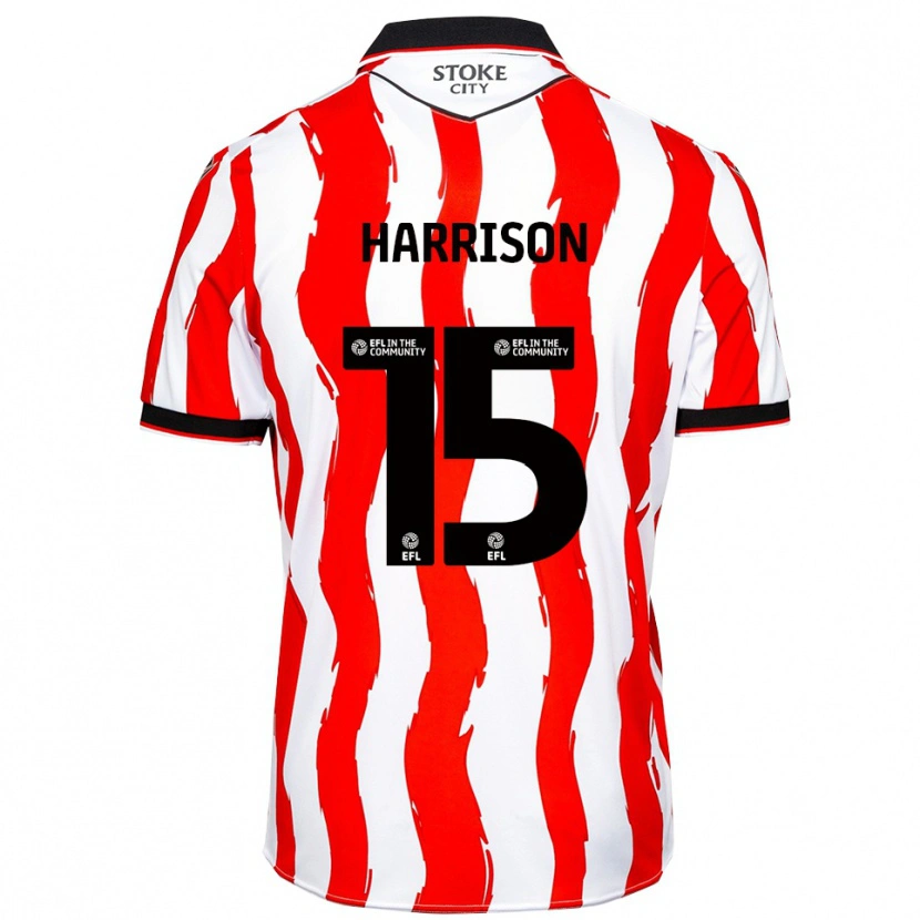 Danxen Herren Max Harrison #15 Weiß Rot Heimtrikot Trikot 2025/26 T-Shirt Schweiz