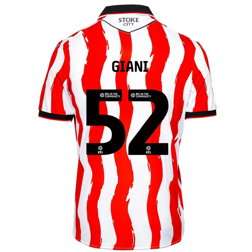 Danxen Herren Laurence Giani #52 Weiß Rot Heimtrikot Trikot 2025/26 T-Shirt Schweiz