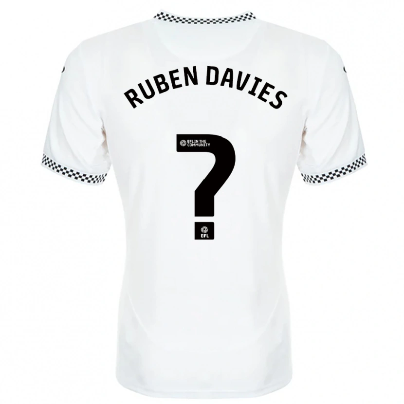 Danxen Herren Ruben Davies #0 Weiß Orange Heimtrikot Trikot 2025/26 T-Shirt Schweiz