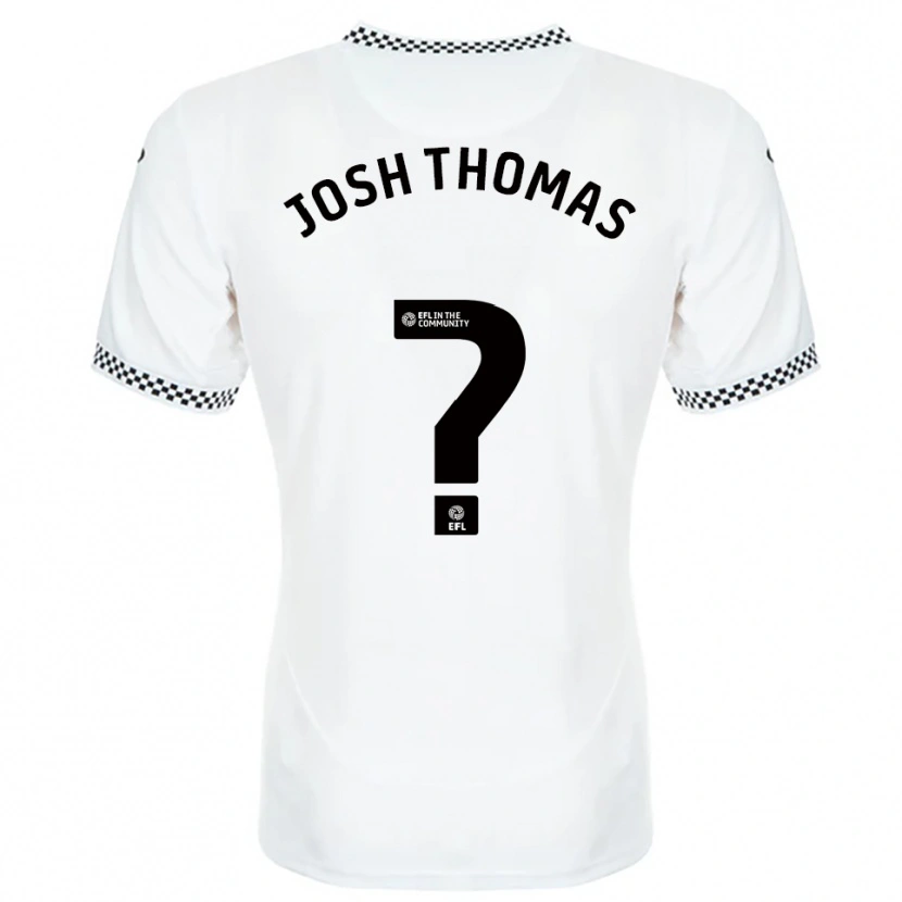 Danxen Herren Josh Thomas #0 Weiß Orange Heimtrikot Trikot 2025/26 T-Shirt Schweiz
