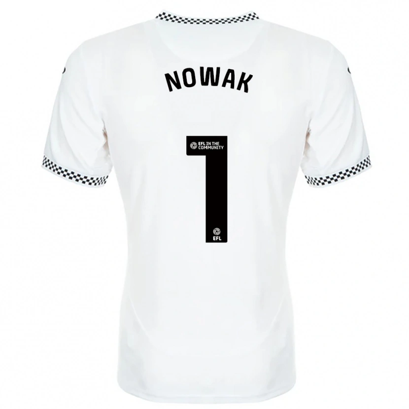 Danxen Herren Jakub Nowak #1 Weiß Orange Heimtrikot Trikot 2025/26 T-Shirt Schweiz