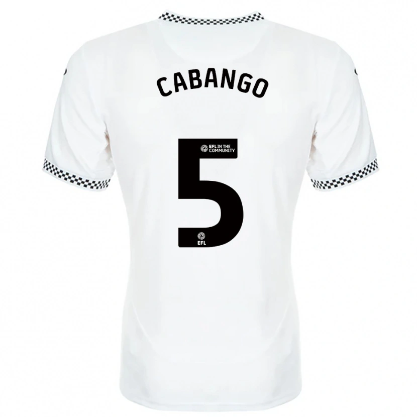 Danxen Herren Ben Cabango #5 Weiß Orange Heimtrikot Trikot 2025/26 T-Shirt Schweiz