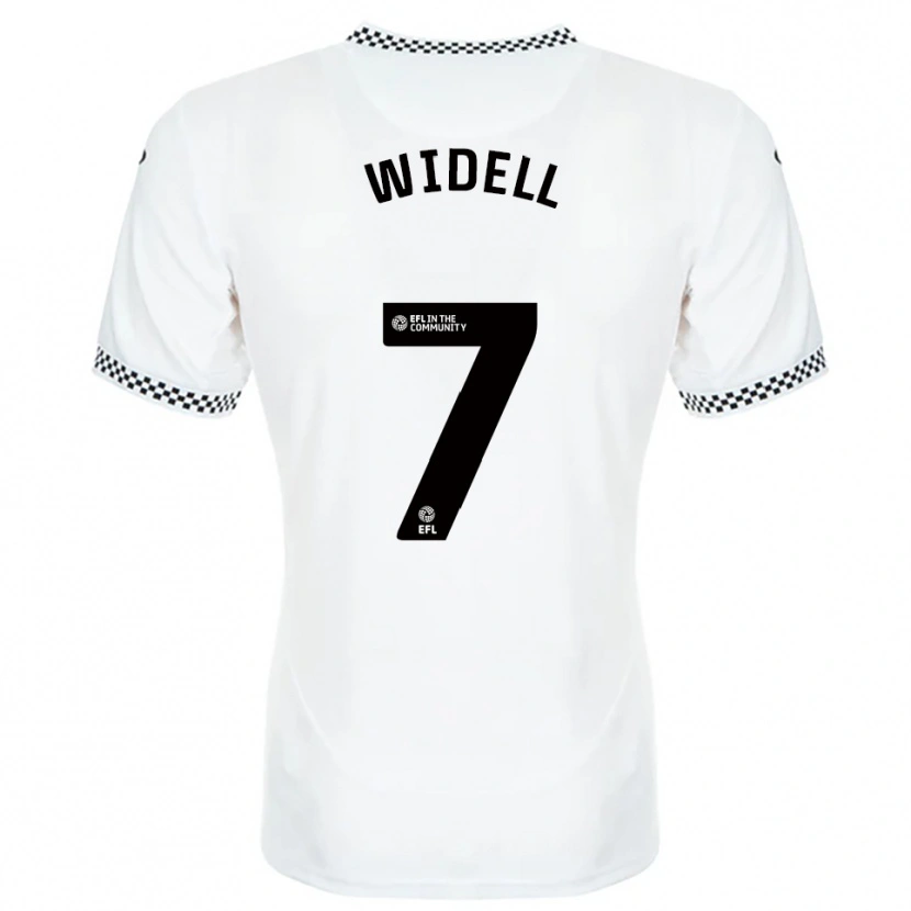 Danxen Herren Melker Widell #7 Weiß Orange Heimtrikot Trikot 2025/26 T-Shirt Schweiz