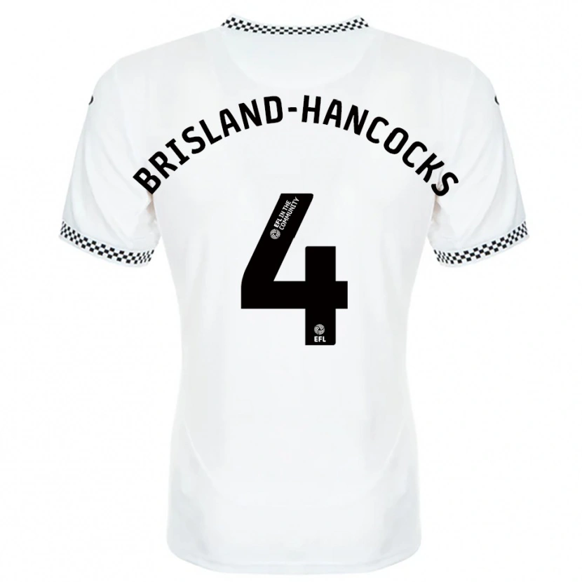 Danxen Herren Sophie Brisland-Hancocks #4 Weiß Orange Heimtrikot Trikot 2025/26 T-Shirt Schweiz