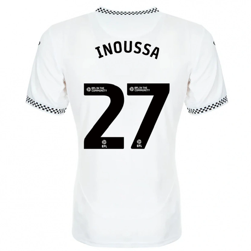 Danxen Herren Zeidane Inoussa #27 Weiß Orange Heimtrikot Trikot 2025/26 T-Shirt Schweiz