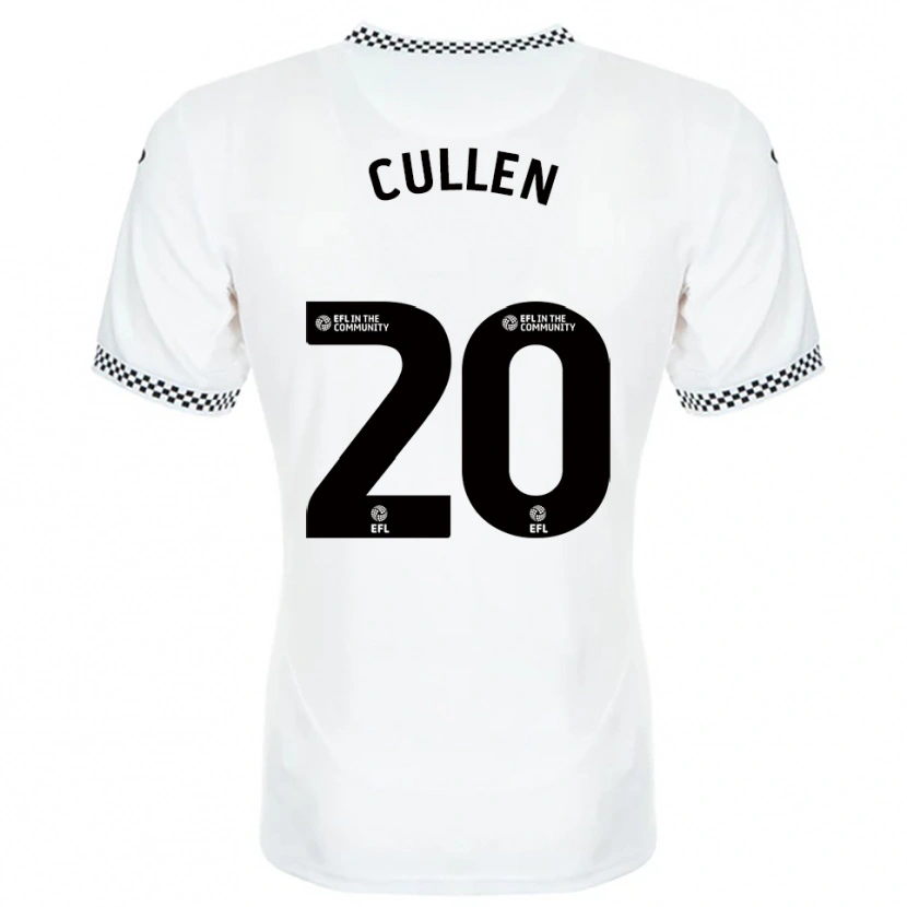 Danxen Herren Liam Cullen #20 Weiß Orange Heimtrikot Trikot 2025/26 T-Shirt Schweiz