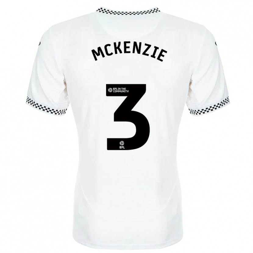 Danxen Herren Blair Mckenzie #3 Weiß Orange Heimtrikot Trikot 2025/26 T-Shirt Schweiz