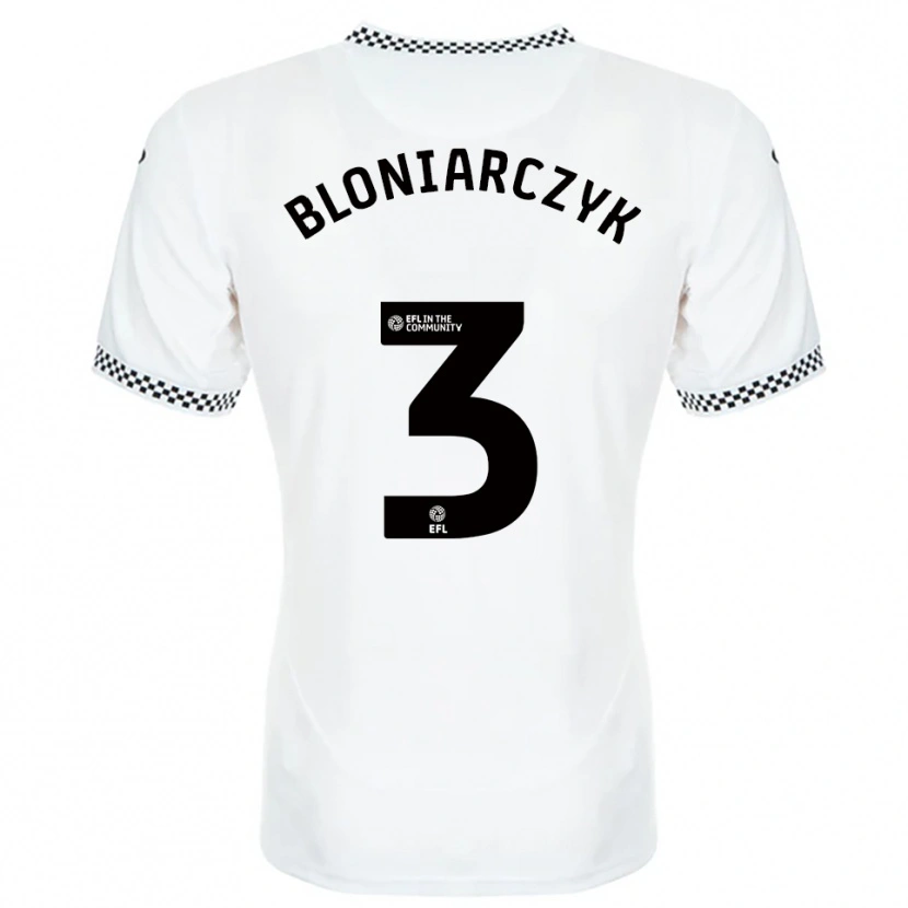 Danxen Herren Kaven Bloniarczyk #3 Weiß Orange Heimtrikot Trikot 2025/26 T-Shirt Schweiz