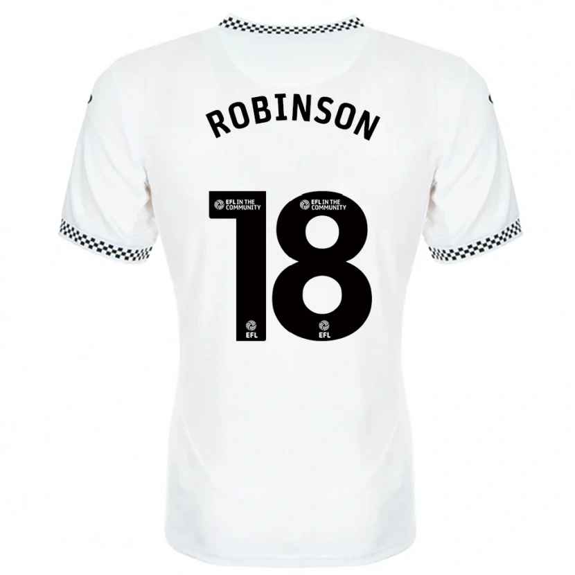 Danxen Herren Milo Robinson #18 Weiß Orange Heimtrikot Trikot 2025/26 T-Shirt Schweiz