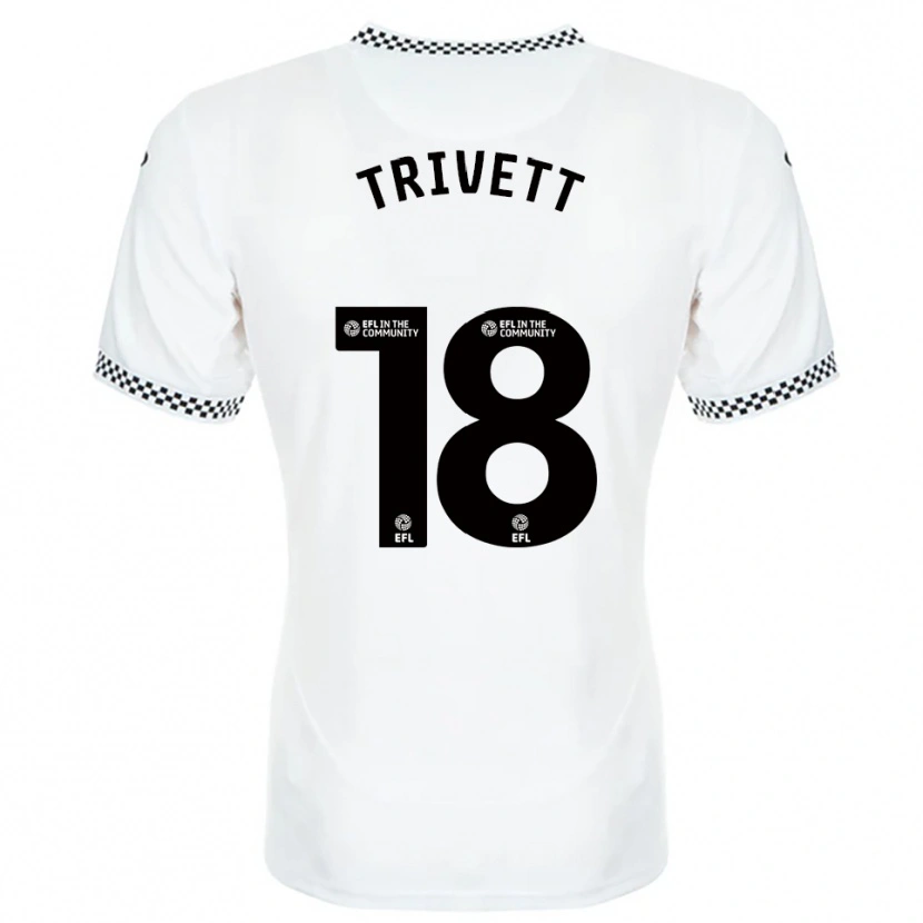 Danxen Herren Taite Trivett #18 Weiß Orange Heimtrikot Trikot 2025/26 T-Shirt Schweiz