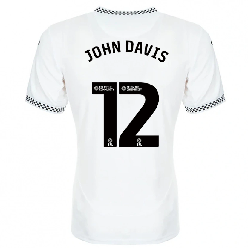 Danxen Herren Stacey John-Davis #12 Weiß Orange Heimtrikot Trikot 2025/26 T-Shirt Schweiz