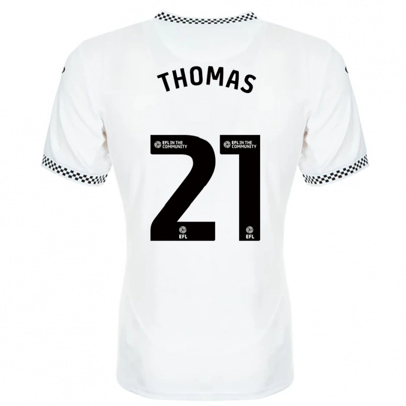 Danxen Herren Emily Thomas #21 Weiß Orange Heimtrikot Trikot 2025/26 T-Shirt Schweiz