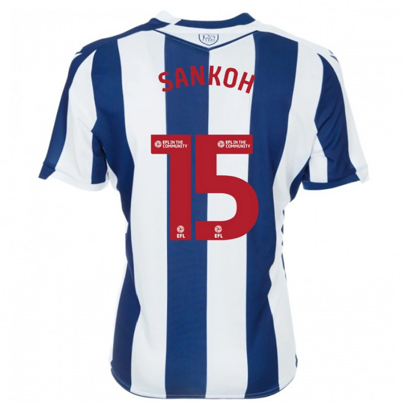 Danxen Herren Umar Sankoh #15 Marine Weiß Heimtrikot Trikot 2025/26 T-Shirt Schweiz