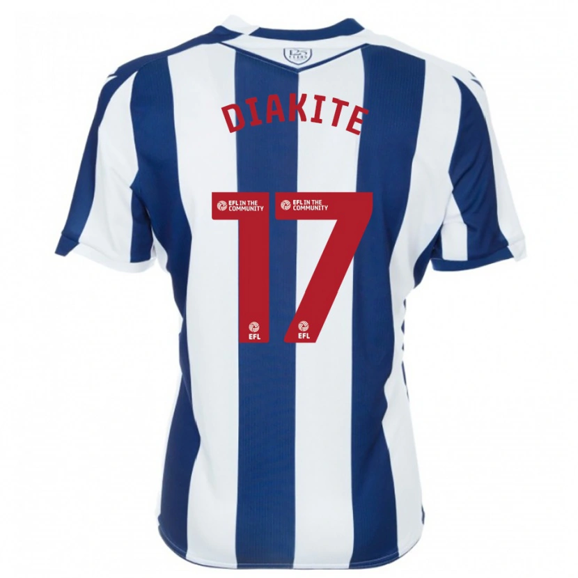 Danxen Herren Ousmane Diakité #17 Marine Weiß Heimtrikot Trikot 2025/26 T-Shirt Schweiz