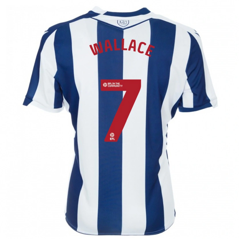 Danxen Herren Jed Wallace #7 Marine Weiß Heimtrikot Trikot 2025/26 T-Shirt Schweiz