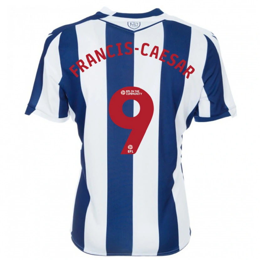 Danxen Herren Jaiden Francis-Caesar #9 Marine Weiß Heimtrikot Trikot 2025/26 T-Shirt Schweiz