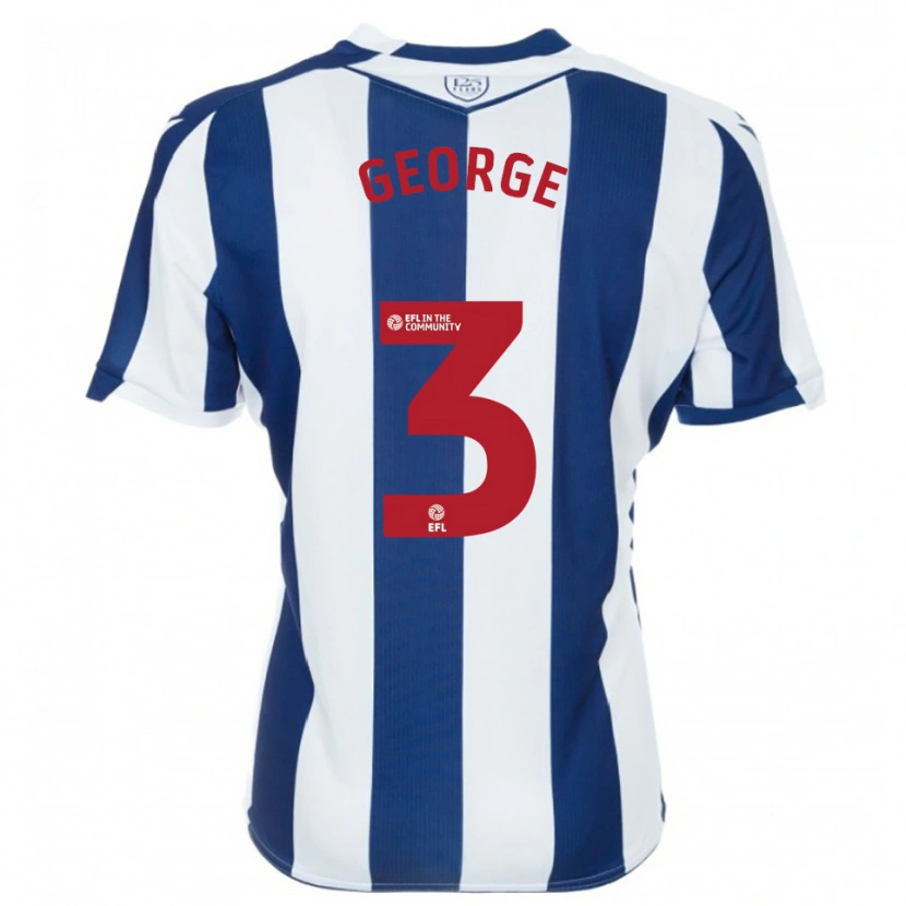 Danxen Herren Hannah George #3 Marine Weiß Heimtrikot Trikot 2025/26 T-Shirt Schweiz
