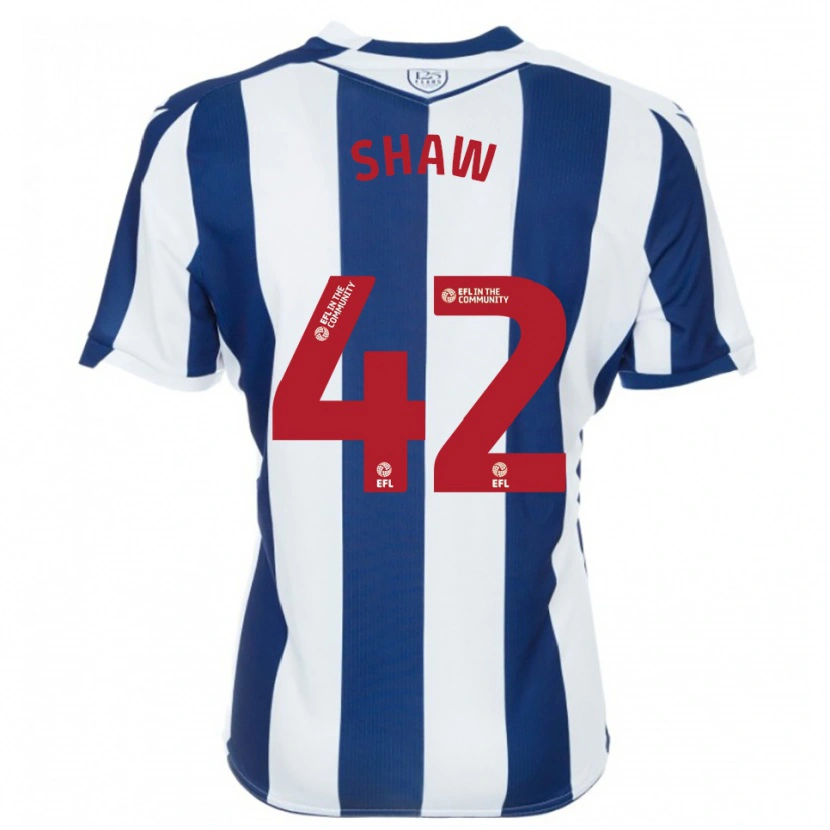 Danxen Herren Josh Shaw #42 Marine Weiß Heimtrikot Trikot 2025/26 T-Shirt Schweiz