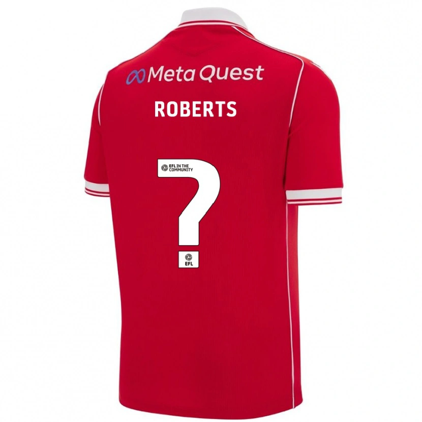 Danxen Herren Hari Roberts #0 Rot Weiß Heimtrikot Trikot 2025/26 T-Shirt Schweiz