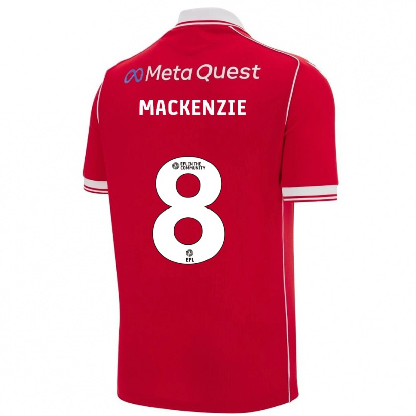 Danxen Herren Libby Mackenzie #8 Rot Weiß Heimtrikot Trikot 2025/26 T-Shirt Schweiz