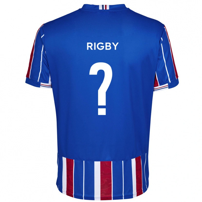 Danxen Herren Simon Rigby #0 Blau Rot Weiß Heimtrikot Trikot 2025/26 T-Shirt Schweiz