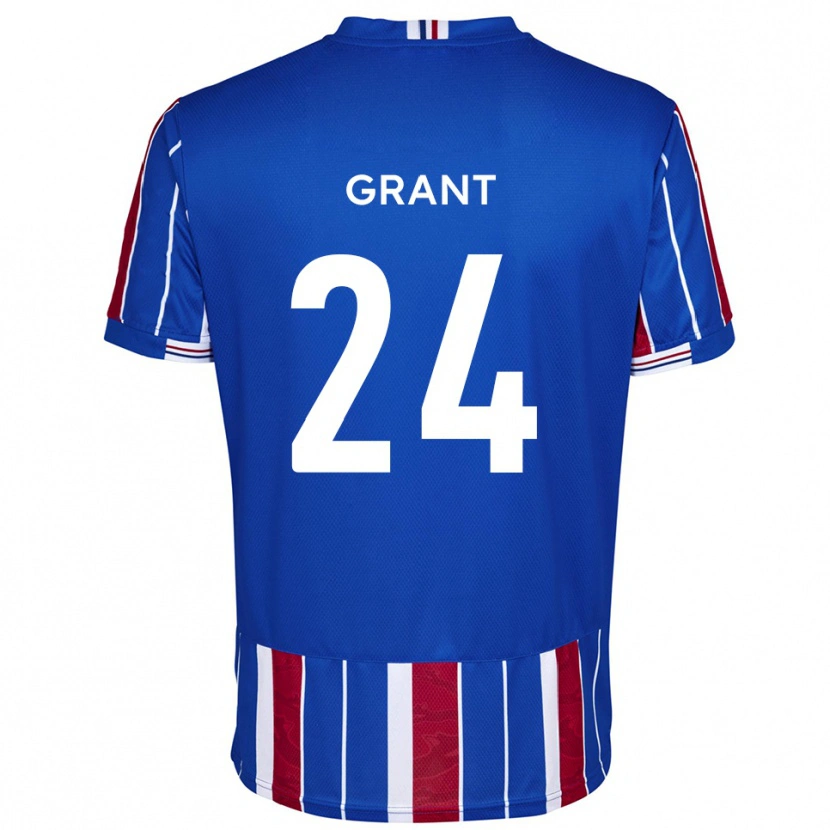 Danxen Herren Josh Grant #24 Blau Rot Weiß Heimtrikot Trikot 2025/26 T-Shirt Schweiz