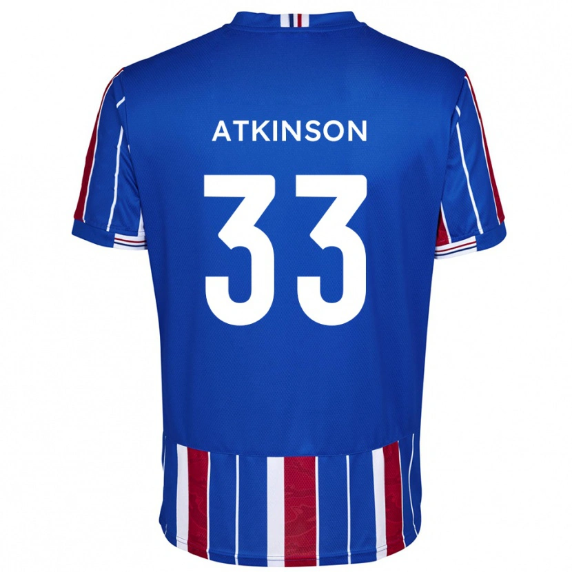 Danxen Herren Hayden Atkinson #33 Blau Rot Weiß Heimtrikot Trikot 2025/26 T-Shirt Schweiz