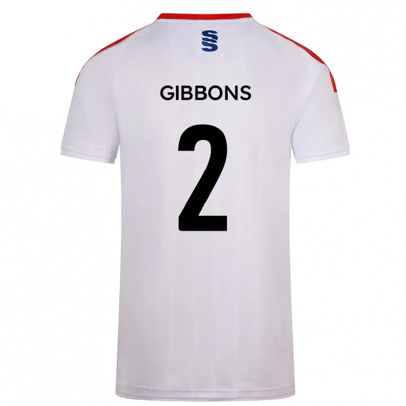 Danxen Herren Sam Gibbons #2 Weiß Marine Heimtrikot Trikot 2025/26 T-Shirt Schweiz